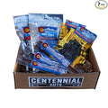 Centennial Cuts Hot &amp Spicy Beef Jerky &amp Beef Sticks Gift Box – Spicy Jerky Variety Pack 4 Jerky Bags + 3 Beef Sticks High Protein Snack