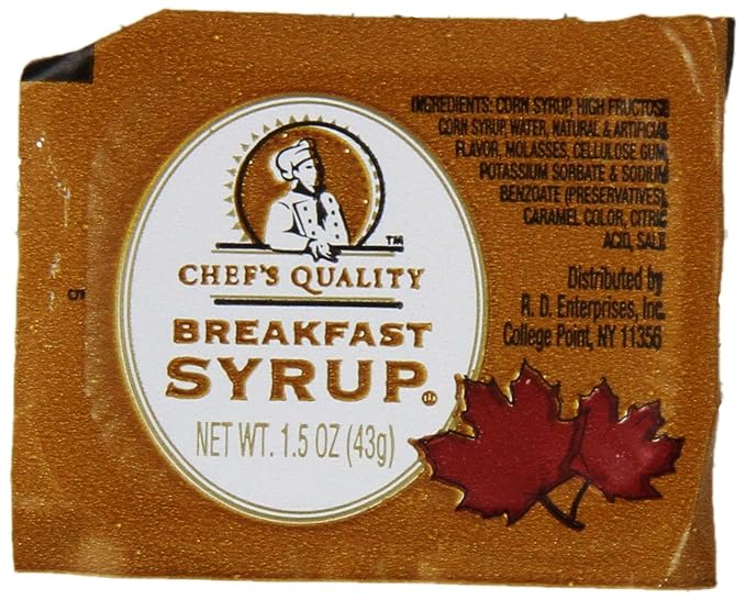 Chef's Quality Table Syrup Cup 9.38 Pound