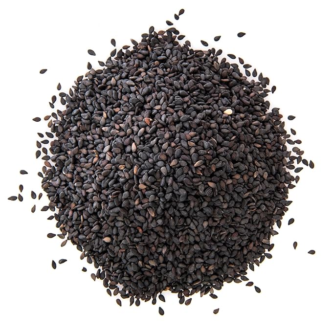 Greenfit Black Sesame Seeds - 10lbs Bulk Bag | Non-GMO Gluten-Free Vegan-Friendly | Premium Quality Nutrient-Rich Healthy &amp Versatile for Cooking and Baking