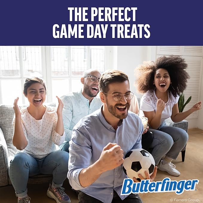 Butterfinger Full Size Candy Bar 18 Count Crispety Crunchety Peanut-Buttery On-The-Go Sweet Treat 1.9 oz Each