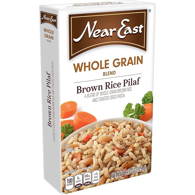 Near East Brown Rice Whole Grain Blends  6 Ounce Boxes (Pack of 12) (B000GZY9AQ)