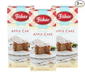 Fisher Northwest Apple Cake Mix 16.5 OZ (Pack of 3)