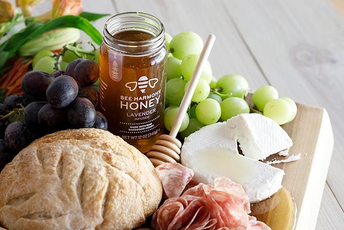 Bee Harmony Lavender Infused Honey 12 OZ Each Pack of 2