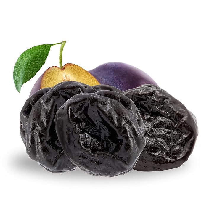 Dried Pitted Prunes Unsweetened by It's Delish 2 Lbs Bulk Bag | Naturally Sweet No Sugar Added High Fiber Dried Fruit Snack | Healthy Moist and Fresh Dry Plums | Vegan Kosher