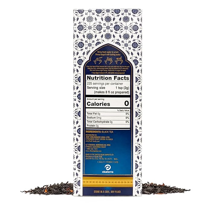 Taj Mahal Tea | Brooke Bond | Loose Black Tea | Premium Quality | Black Tea Blend | Compatible for Traditional Chai | Authentic Indian Chai | Rich &amp Flavourful | 450 Grams (Pack of 1)