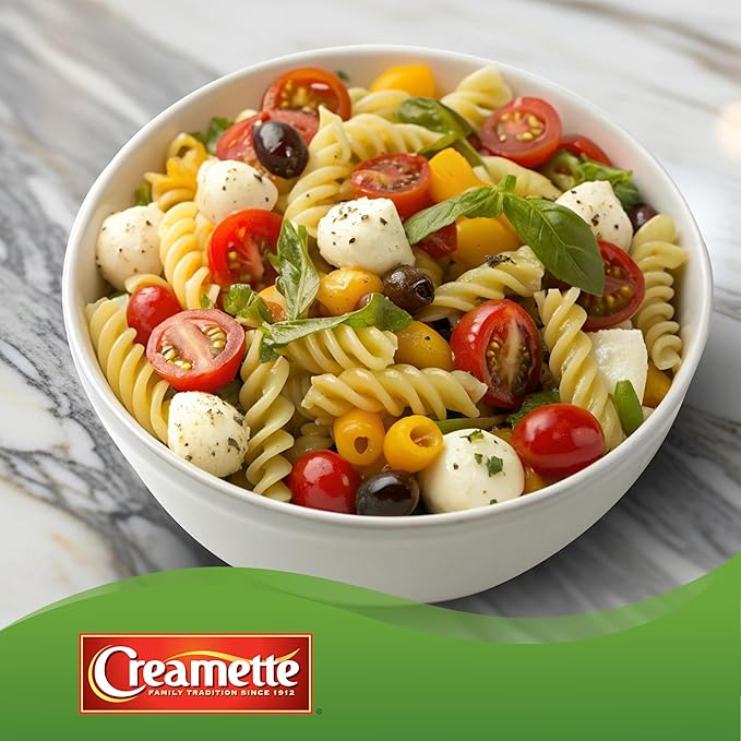 Creamette Rotini Pasta 12-Pack (16 oz Each) – Spiral Pasta for Salads Baked Dishes &amp Hearty Sauces