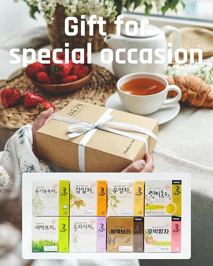 Ssanggye Chrysanthemum Floral Tea 0.5g x 100 Tea Bags Bulk Size Premium Korean Herbal Hot Cold Hygienic Single Teabag Flower Tea Sweet Soft Flavor 국화차 4 Seasons Made in Korea