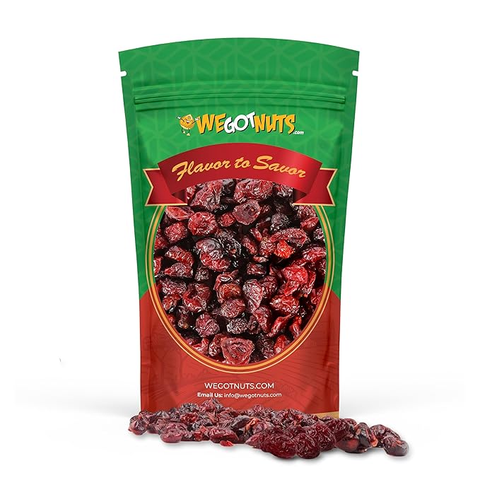 Dried Cranberries 5 Pounds (80oz) By We Got Nuts Sweetened Cranberries for Salads Cooking and Baking
