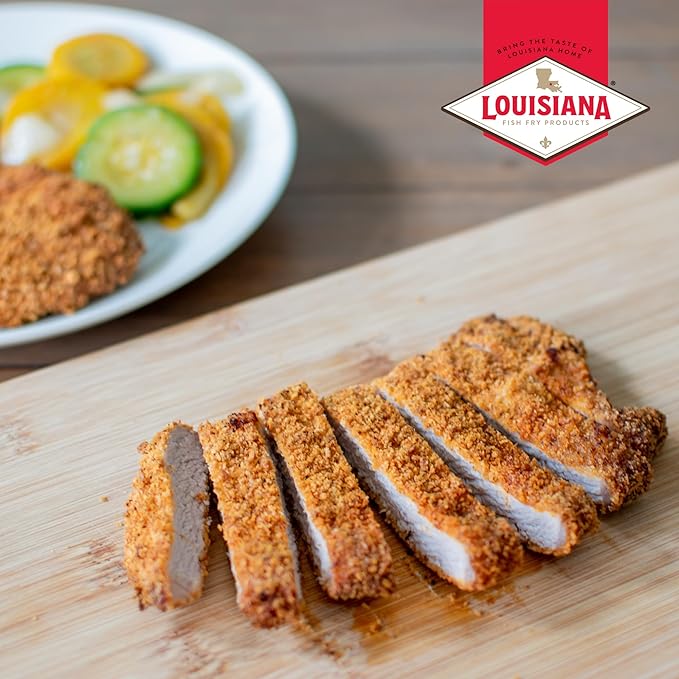 Louisiana Fish Fry Products Air Fry Pork Coating Mix 5 Oz Pack of 6