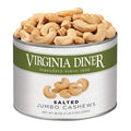 Virginia Diner Jumbo Salted Cashews - Non-GMO Preservative Free Gourmet Cashews Gift from Virginia Since 1929-18 Oz Can
