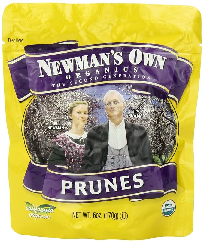 Newmans Own Organic Prunes Pitted Org Zipbag