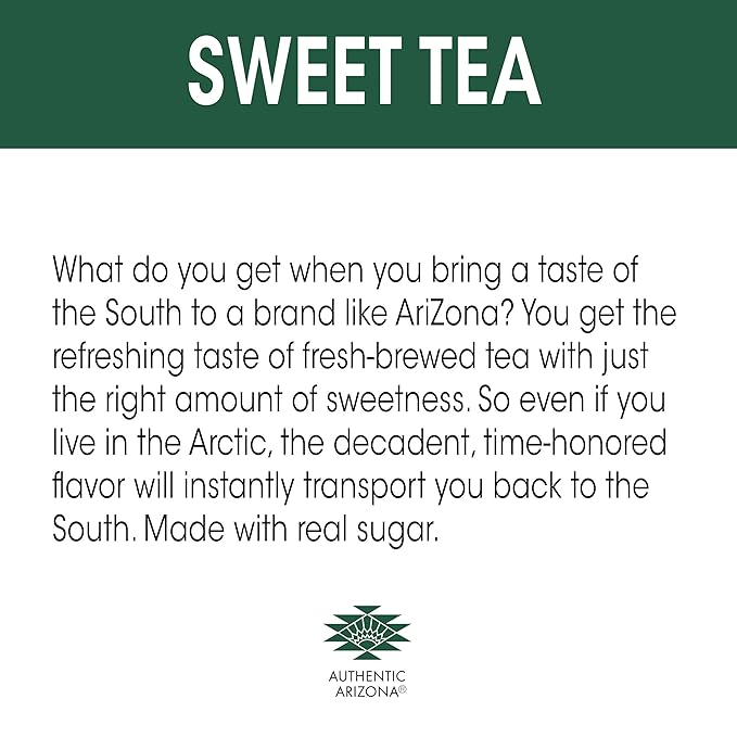 Arizona Sweet Tea 16.9 Fl Oz Pack Of 20