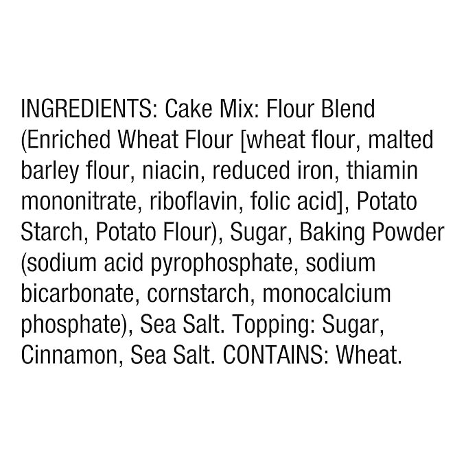 Bob's Red Mill Cinnamon Swirl Coffee Cake Baking Mix - 18.5 oz Bag (Pack of 4) Simple Clean Ingredients Homemade Taste Non-GMO
