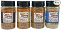 Cindy Lynn's Perfect Steak Dry Rub &amp Seasoning Variety Pack - 4-Pack of our Best Steak Seasonings - Black Label Steak It Cowboy Joe and Black and Bleu (5.5oz)
