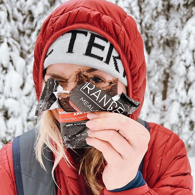 Range Meal Bar - High Calorie Meal Replacement Bars - Gluten Free Bars - Backpacking Meals - 6 Pack (Molasses Ginger &amp Sea Salt)