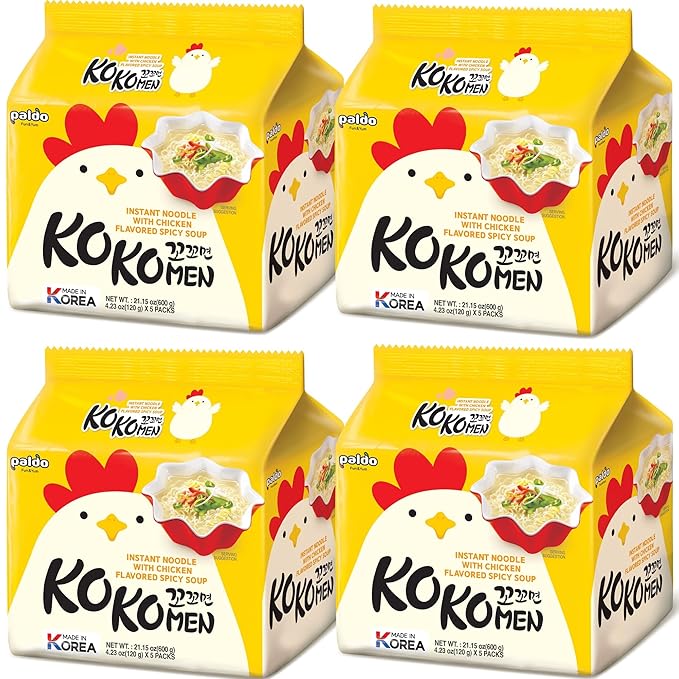 Kokomen Spicy Chicken Ramen 4.23 Oz (Pack of 16)