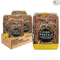 Garofalo - High Protein Penne Rigate Pasta | Premium Durum Wheat Semolina with 19g Protein &amp 12g Fiber | Italian Made Bronze-Drawn PGI Certified (16 oz 4-Pack)