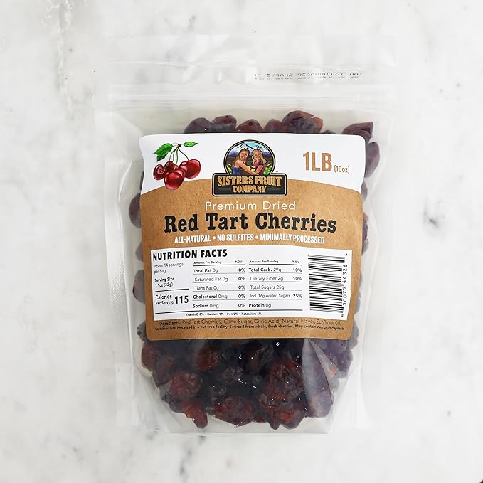 Premium Dried Red Tart Cherries (Three 1 lb bags)