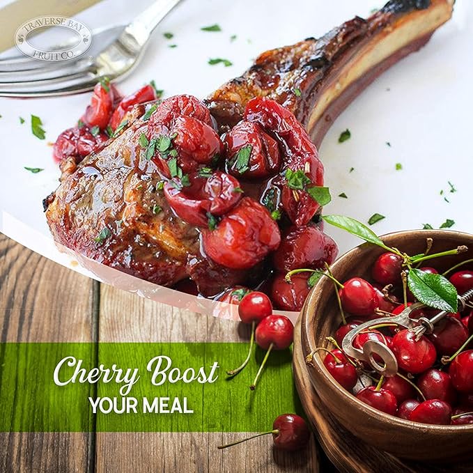 TraverseBay Fruit Dried Cherries 4 Pound Includes Cerfa Measuring Spoon