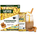 Verb Caffeinated Energy Bars Churro Latte (26g Pack of 16) 110-Calorie Delicious Low Sugar Energy Bar - Vegan Gluten Free On-the Go Snack with 80mg Green Tea Caffeine Only Real-Food Ingredients
