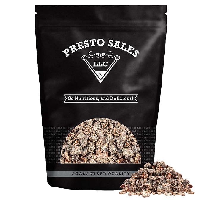 Presto Sales Chopped Dates 32 oz. | Rich Meaty Thick Flesh 3/8’’ diced | Called The King Of Dates Sweet Nutritious Healthy Diced Dates Snack Vegan | Resealable 2 lbs. bag