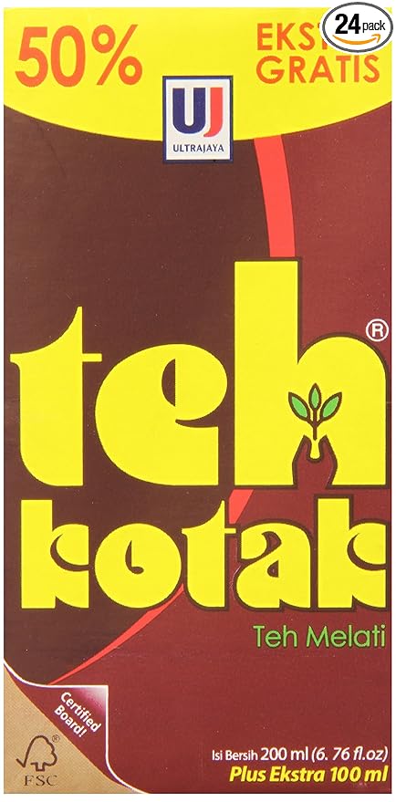 Ultra Jaya Kotak Tea 6.76 Fl Oz (Pack of 24)