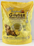 Instant Ginger Honey Crystals Family Value Pack 60 Sachets 18g per Sachets (Total 38oz/ 1080g) By Prince of Peace