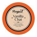 Prospect Tea Co. Caffeinated Vanilla Chai Tea Pods Compatible with K Cup Brewers Including 2.0 40 Count