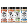 Ultimate Grill Collection – Keto Smoke 4-Pack: Original Blend + Sweet Heat + Mexican Fiesta + Mediterranean Magic (Small Bottles) | Complete Flavor Experience | Keto-Friendly Sugar-Free Low Sodium