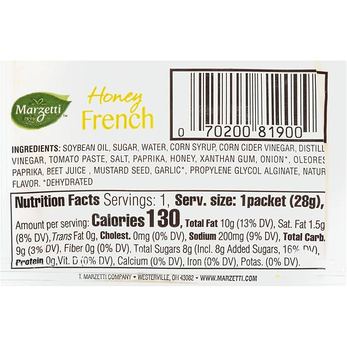 Marzetti Honey French 1 oz packets (qty. 102)