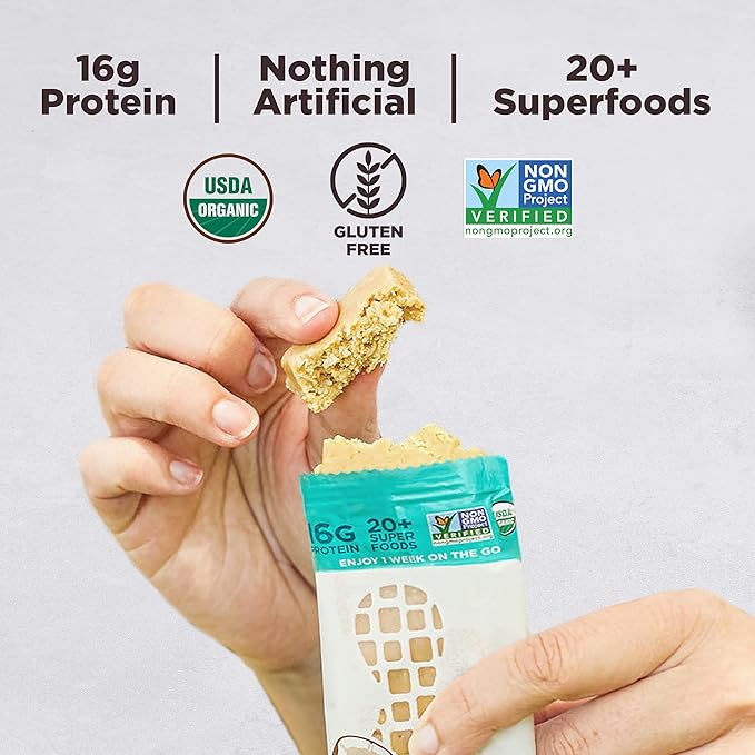 Perfect Bar Original Refrigerated Protein Bar Coconut Peanut Butter 2.5 Ounce Bar 8 Count (Pack of 3)