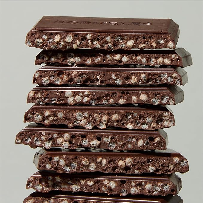 Hormbles Chormbles Protein Candy Bars Salted Fudge 10g Protein 0g Sugar 140 Calories Fudge Chocolate Candy With Crunchy Pieces and Salt Sugar Free Snacks or Dessert 1.13 Oz 12 Pack