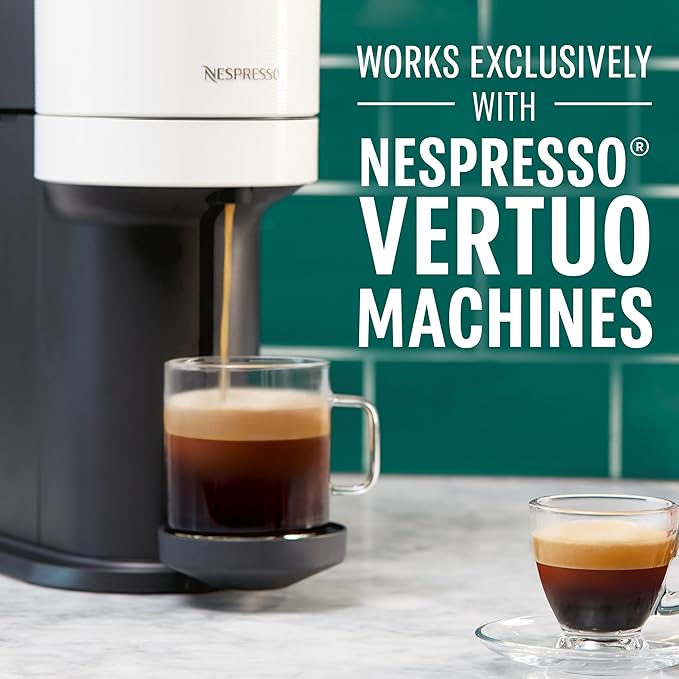 Starbucks by Nespresso Vertuo French Roast Dark Roast Coffee 32-count Coffee Pods Brews 7.8 oz.