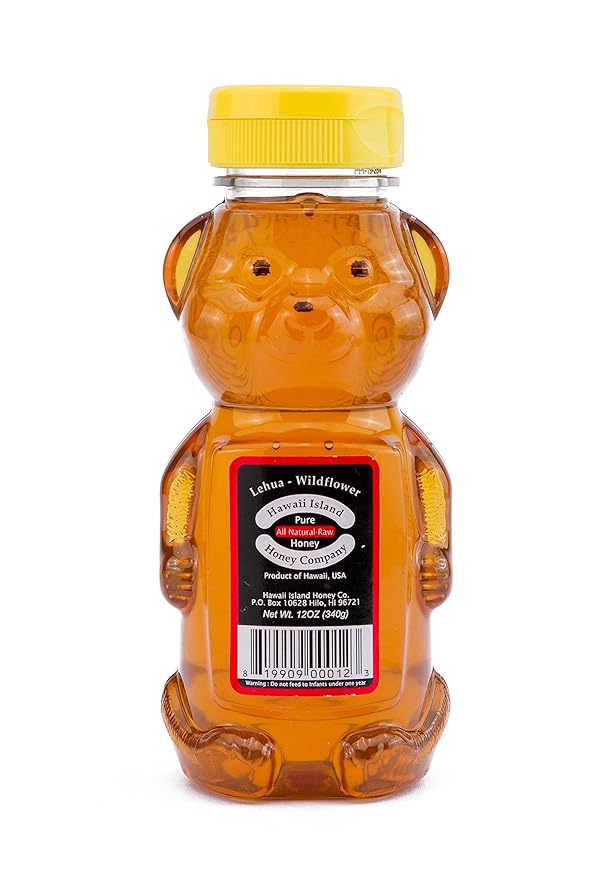 HAWAII ISLAND HONEY Lehua Honey Bear 12 OZ