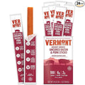 Vermont Smoke &amp Cure - Hickory Smoked Uncured Bacon Pork Sticks - Meat Protein Snack - Portable Healthier Meat Snack for Adults &amp Kids - 1oz Protein Snack - 24 Count