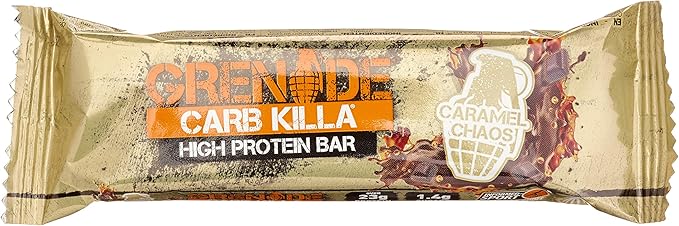 Grenade Carb Killa High Protein and Low Sugar Candy Bar 12 x 60 g - Caramel Chaos12 Count (Pack of 1)
