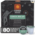 Copper Moon Single Serve Coffee Pods For Keurig K-Cup Brewers Medium Roast Costa Rican Blend 80 Count
