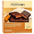 Nutmeg State Nutrition High Protein Bars 7 Servings Per Box (1 Box (7 Servings) Brownie Bar with Caramel)