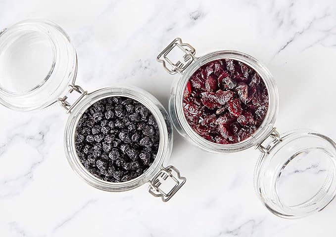 Food to Live Organic Essential Berries Mix 2.5 Pounds Non-GMO Dried Blueberries and Cranberries. Unsulfured Kosher. Gently sweetened. Lightly Coated with Organic Sunflower Oil. Vegan Bulk
