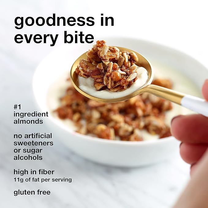 KIND Zero Added Sugar Granola Caramel Mocha Nut Healthy Snacks Good Source of Fiber Gluten Free Low Sugar 5g Protein 5 Count