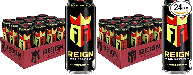 Reign Total Body FuelCherry LimeadeFitness &amp Performance Drink16 Fl Oz(Pack of 24)