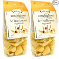 Pasta Pirro Conchiglioni 1.1 lb. (500g)(Pack of 2) Jumbo Pasta Shells for Stuffing - Conchiglie - Caccavella - Lumaconi - Similar to Cannelloni Tubes - Manicotti