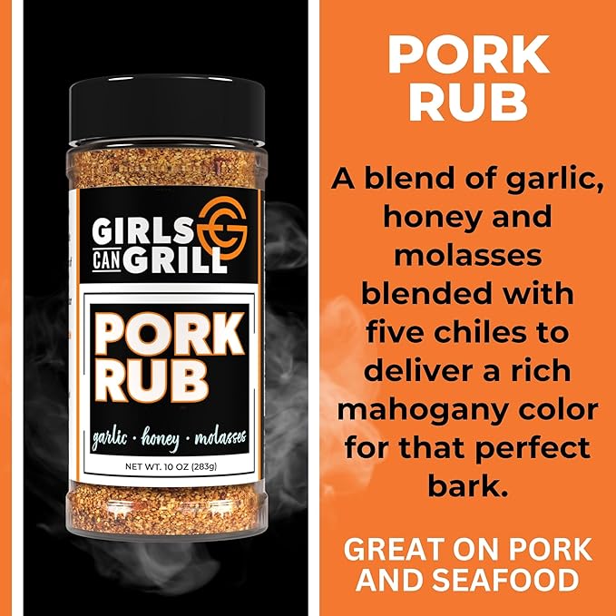 Girls Can Grill BBQ Rub Pitmaster Pack | Award Winning BBQ Seasoning for Beef Chicken Pork Seafood and Veggies