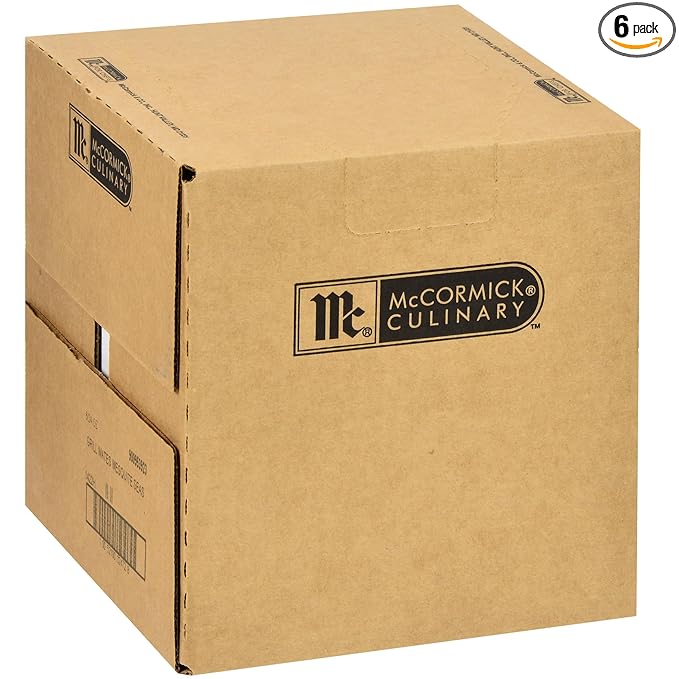 McCormick Grill Mates Mesquite Seasoning 24 oz (Pack of 6) - Six 24 Ounce Containers of Mesquite BBQ Spice Versatile Use in Marinades Meats Dressings and More
