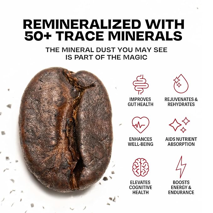 Danger Coffee by Dave Asprey Remineralized Mold Free &amp Lab Tested Swiss Water Decaf Whole Bean Coffee Medium Roast Decaffeinated 10.9 Ounce