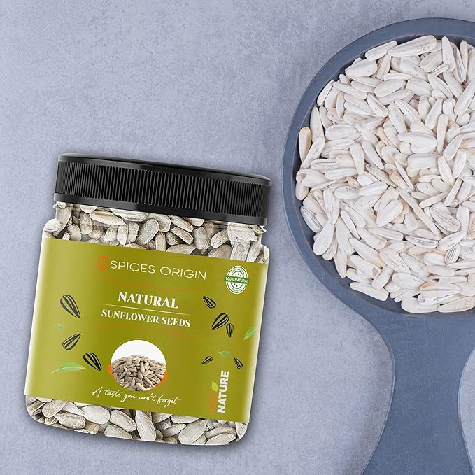 Spices Origin Raw Pumpkin Sunflower Seeds Pack of 2 - 250g (JAR Pack)_Packing May Vary