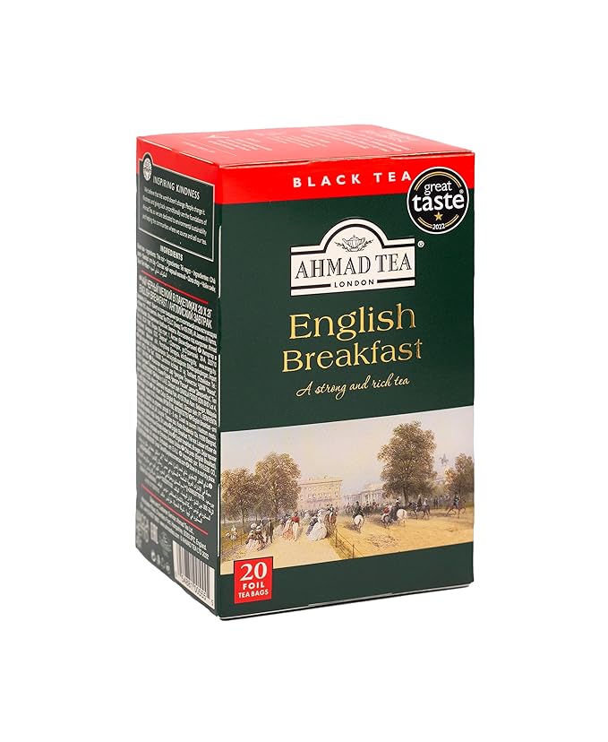 Ahmad Tea English Breakfast Tea 20-Count Boxes (Pack of 6)