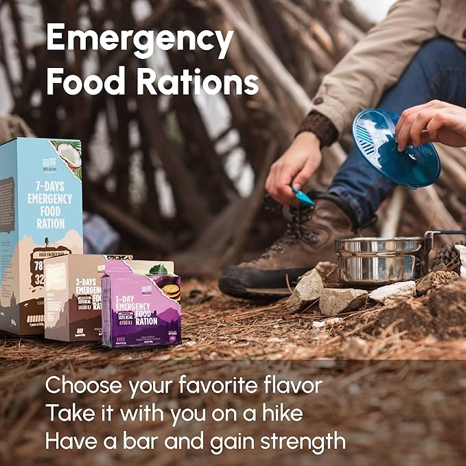 Emergency Food Supply - Coconut Survival Ration - 20 Years Shelf Life - 3 Days