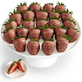 Shari’s Berries Artisan Belgian Milk Chocolate Covered Strawberries | Chocolate Covered Strawberry Gift Box | For Valentine's Day Anniversary Celebrations &amp Thank You’s (Two Dozen 24 Berries)