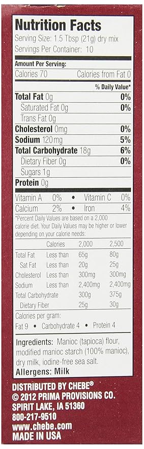 Chebe Bread Original Cheese Bread Mix Gluten Free 7.5-Ounce Bags (Pack of 8)
